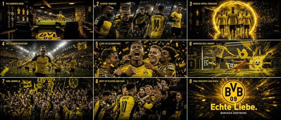 Cinematic Sports Storyboard