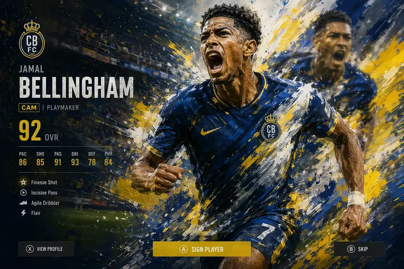 Football Game Splash Art
