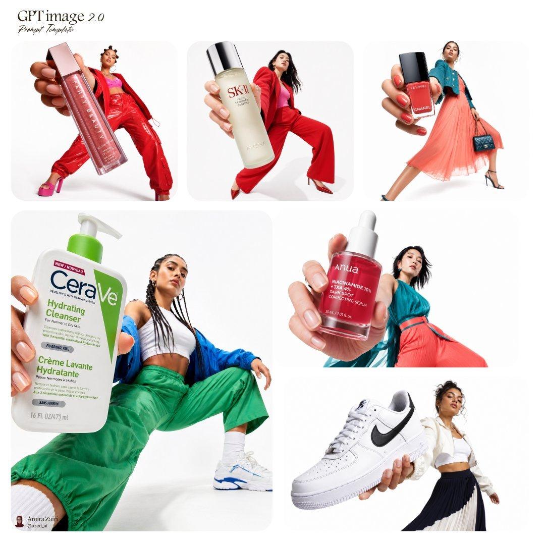 Low-Angle Forced Perspective Product Photo Prompt — Fashion Campaign Ad — AI image generated with GPT Image 2