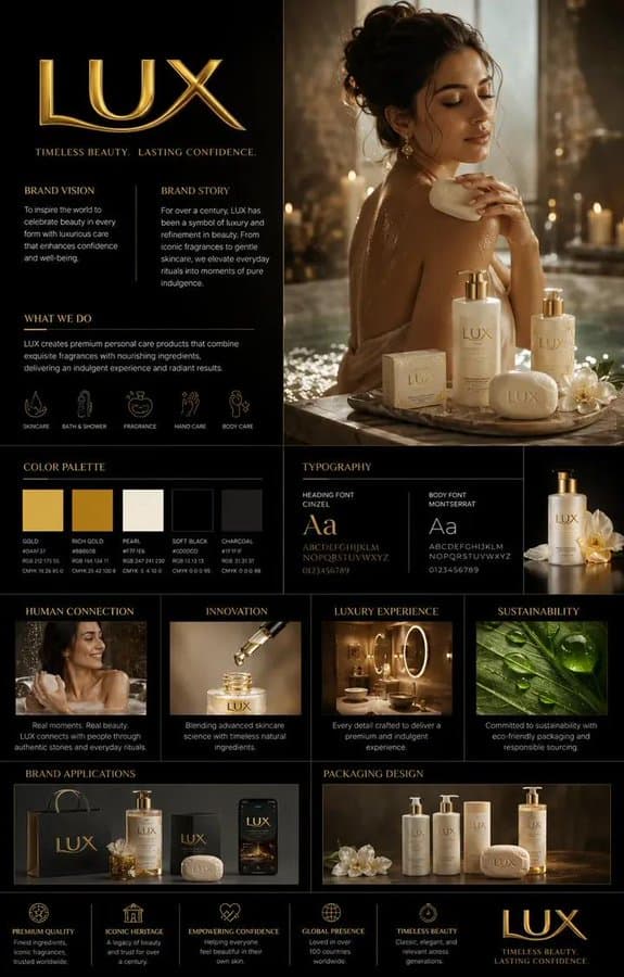 Luxury Brand Guidelines Infographic Prompt — Corporate Brand Manual Poster — AI image generated with GPT Image 2