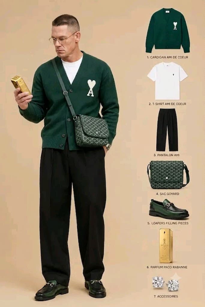 Men's Luxury Outfit Mood Board Prompt — Editorial Lookbook Breakdown