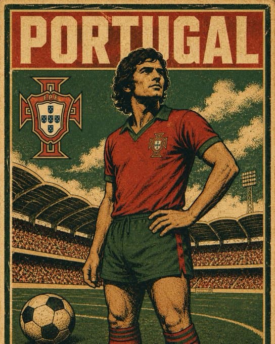 Vintage National Football Poster Prompt — Retro WPA Screen Print — GPT Image 2 prompt example