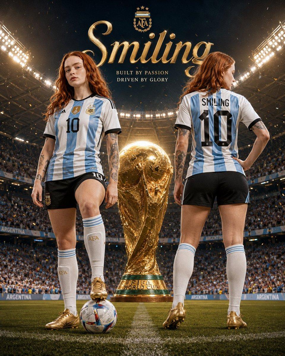Argentina Dual-View World Cup Poster Prompt — Front & Back Jersey Campaign — AI image generated with GPT Image 2