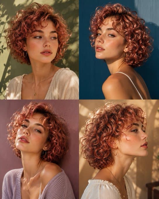 Dusty Rose Bob Beauty Prompt — Vogue Studio Skincare Portrait — AI image generated with GPT Image 2