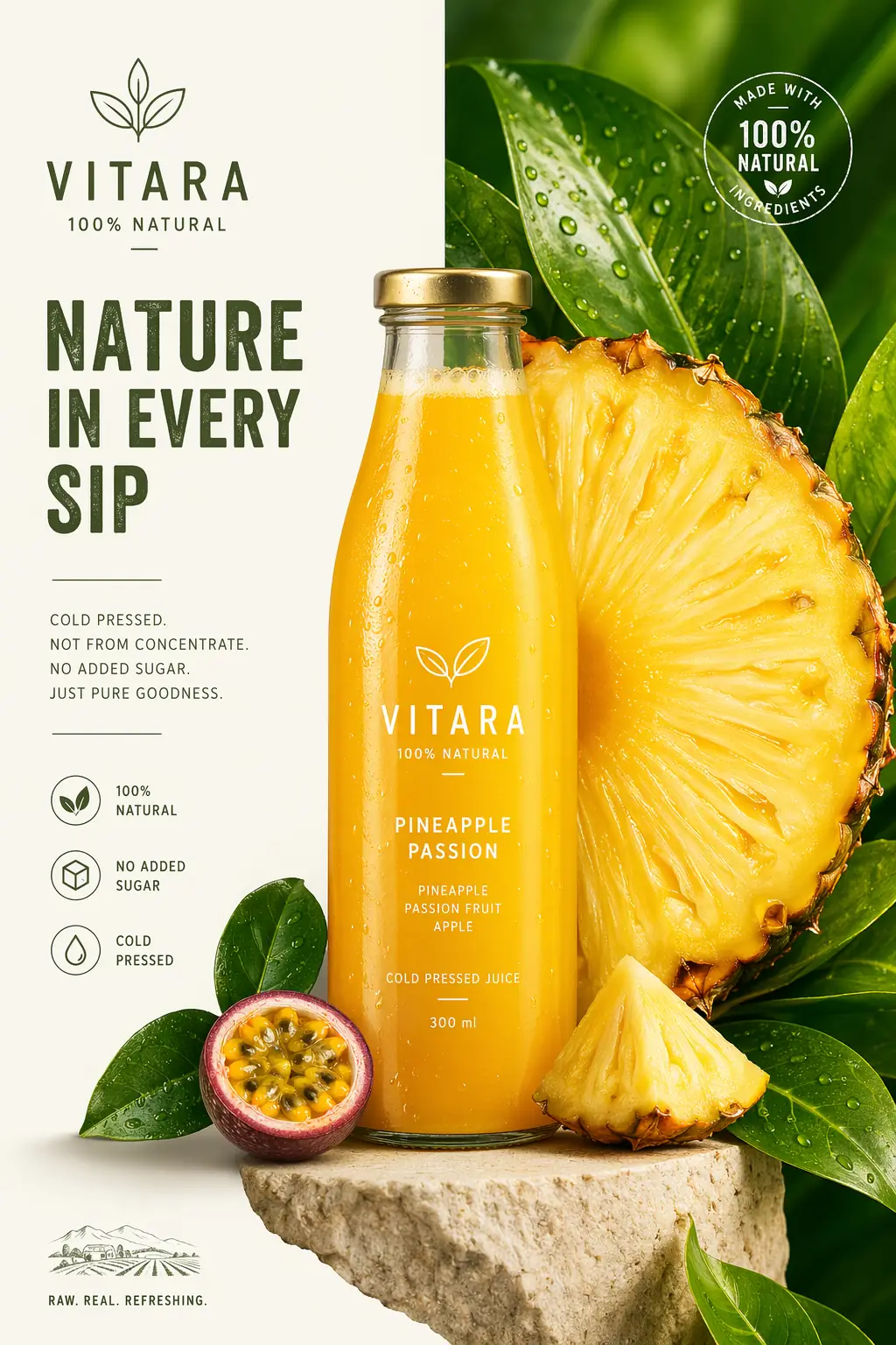 Minimalist Juice Ad
