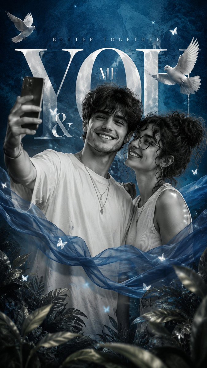 Premium Aesthetic Editorial Couple Portrait